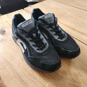 Sparco Running R3 Sport Shoes‎ Black Size EU 40/7- 7.5 Mens US Mechanic Workshop